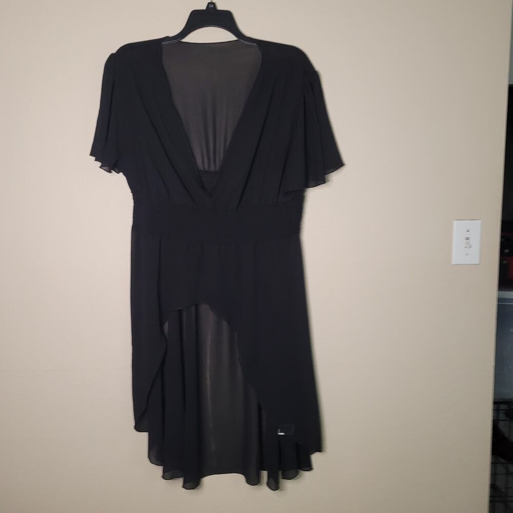 Shein 3XL Elastic Waist High-Low Hem Dress - Stylish & Comfortable